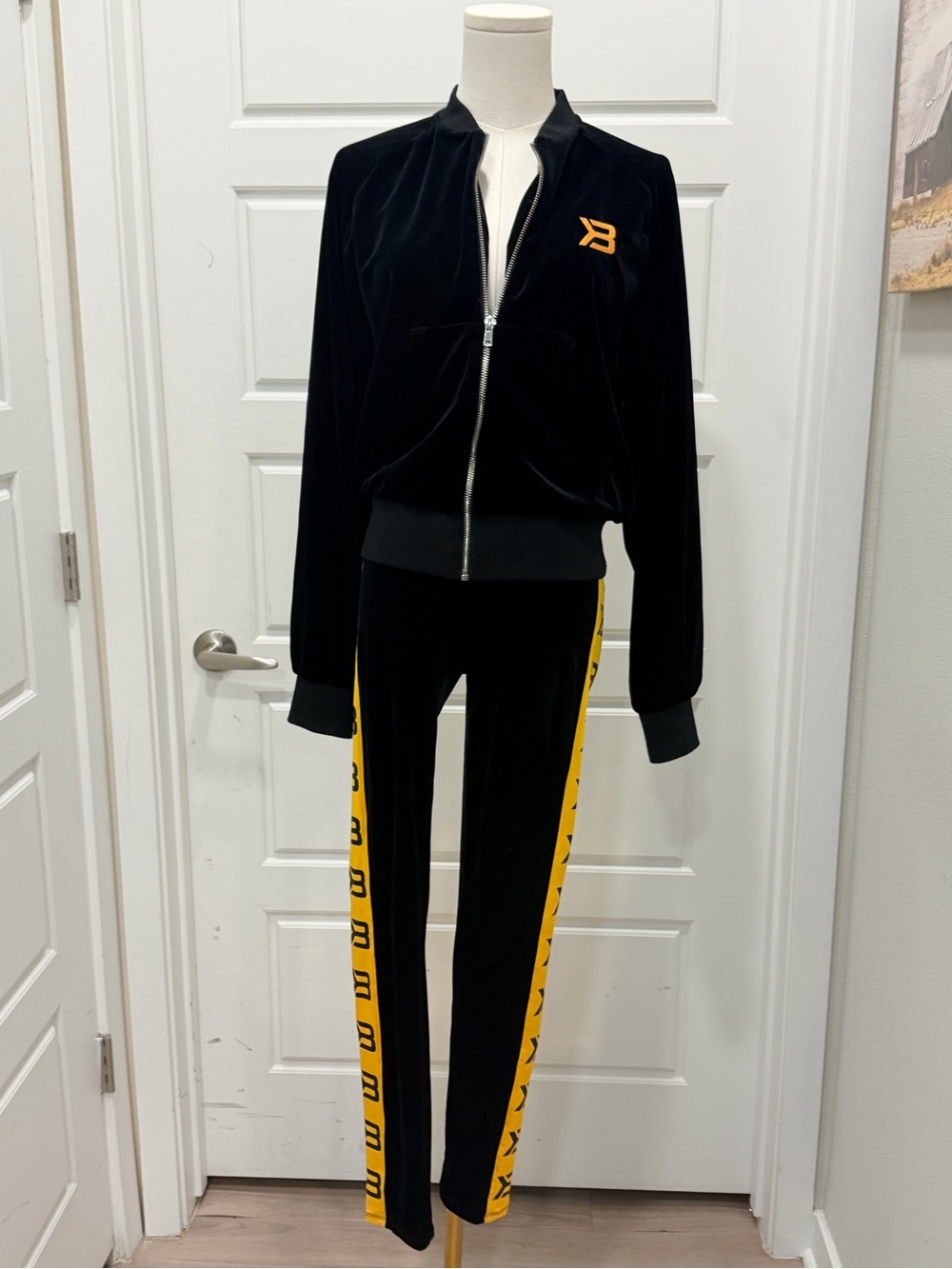 Better Bodies Velour Track Pants - Women's Athletic Jumpsuit Bottoms